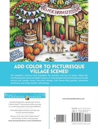 Creative Haven Village Charm: Livro de Colorir Encantador para Relaxar - imagem 3
