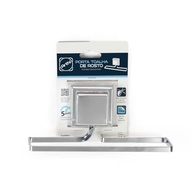 Porta Toalha de Rosto com Acabamento Piatina Cromado - Instalação Fácil com Fita 3M - imagem 4