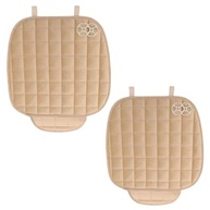 Kit 2 Capas de Banco Automotivo Acolchoado Suede Bege com Porta Objetos - Conforto e Proteção - imagem 2