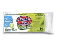 Embalixo Saco de Lixo Sustentável Verde - 50 Unidades para Pia e Banheiro, Feito de Cana-de-Açúcar - imagem 3