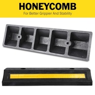 Kit 2 Auxiliares de Estacionamento de Garagem - Rolha de Borracha 40cm com Fita Refletiva Amarela - imagem 5