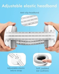 NECTAR BABY - Protetores Auriculares com Cancelamento de Ruído para Bebês até 36 Meses | Proteção Auditiva Confortável e Segura para Viagens - imagem 4