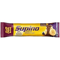 Banana Brasil Barra De Frutas Supino Zero Banana E Açai Com Cobertura Chocolate Ao Leite Com 20 Unidades De 24 G - imagem 3