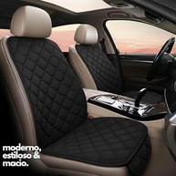 Kit 3 Capas Protetoras Suede para Banco de Carro - Elegância e Conforto Marrom - imagem 4