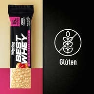 Atlhetica Nutrition BEST WHEY BAR 15g Protein (12 barras de 62g) Cheesecake de Morango - imagem 2