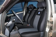 Capa de Banco Automotivo Premium para VW Gol, Voyage, Polo e Fox - Tecido Resistente e Logo Bordado - imagem 2