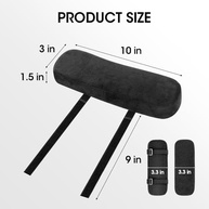 Almofadas de Apoio de Braço com Espuma de Memória - Conforto Ergonômico para Cadeiras de Escritório - imagem 3