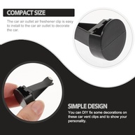 100 Clipes para Saída de Ar de Carro - Ventilação Automática DIY em Branco (Preto) - imagem 3