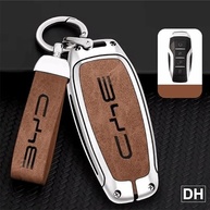 Capa de Chave Premium BYD em Liga de Zinco e Couro - Proteção Elegante e Segura para Qin Plus, Atto 3, Han EV e Dolphin - imagem 3