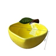 Tigela de Cerâmica Amarela - Design Moderno e Funcional para Frutas e Saladas - imagem 3