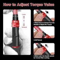 Chave de Torque ATsafepro 1/4" - Precisão ±3% para Bicicletas e Manutenção Geral - imagem 4