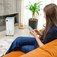 Climatizador de Ar Torre WAP CONTROL DIGITAL 3 em 1 – Umidifica, Ventila e Climatiza com Painel Touch e Controle Remoto - imagem 3