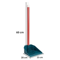 Kit 2 Pás de Lixo Coletora Grande Reforçada com Cabo Longo - Tipo Noviça Multiuso Ergonômica para Casa e Ambientes Comerciais - imagem 3