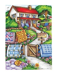 Creative Haven Village Charm: Livro de Colorir Encantador para Relaxar - imagem 4