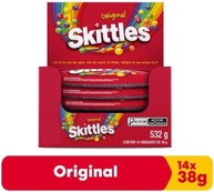 Bala Skittles Original - Case com 14 unidades de 38g - imagem 3