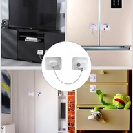 Trava de Segurança Flexível com Chave para Crianças - Proteja sua Casa com Facilidade - imagem 5