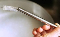 Escova de Limpeza Profissional para Canudos Reutilizáveis - Higienize com Facilidade e Eficiência - imagem 2