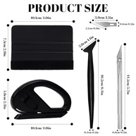 Kit Completo 10 Peças: Ferramentas Essenciais para Instalação de Película de Vidro de Carro e Vinil - imagem 3