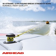 Corda de Reboque Airhead 2 Seções: Diversão Garantida para Tubos de 1-4 Pessoas - imagem 5
