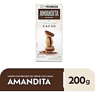 Amandita Lacta 200g: Crocante de Amêndoas e Chocolate - imagem 1