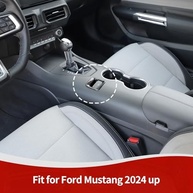 Capa de Freio de Estacionamento Elétrico Mustang 2024+ em Fibra de Carbono Preta - Acessório Premium - imagem 5