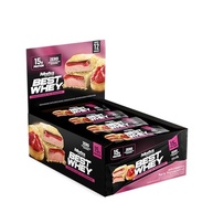 Atlhetica Nutrition BEST WHEY BAR 15g Protein (12 barras de 62g) Cheesecake de Morango - imagem 4