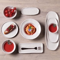 Conjunto de 6 Pratos de Sobremesa Porto Brasil em Bio Stoneware - Design Artesanal e Exclusivo - imagem 5