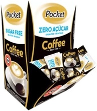 Display 100 Unidades Bala Pocket Sabor Café Zero Adição de Açúcar 230g - imagem 4