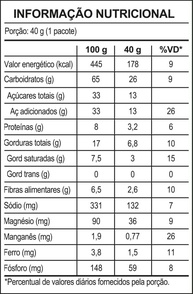 Cookie Sabor Cacau Orgânico Native Display com 7 Unidades de 40g - imagem 1