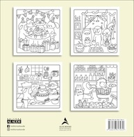 Cozy Cuties: Livro de Colorir para Relaxar e Descontrair com Animais Adoráveis - imagem 3
