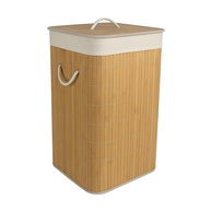 Cesto de Bambu Ecológico 65L com Tampa e Alças - Design Moderno e Sustentável - imagem 1