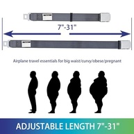 Extensor de Cinto de Segurança de Avião Universal Ajustável - Conforto e Segurança em Voos - imagem 4