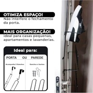 Sapateira de Porta ou Parede em Aço Cromado - 21 Pares, 42 Divisórias | Organização Inteligente e Durabilidade - imagem 4