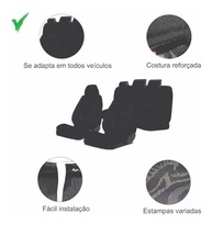 Kit Completo: Capa de Banco Jac J2 J3 + Tapete e Pedaleira Esportiva - imagem 4