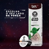 Cápsula de Café Espresso Star Wars Mestre Yoda TRES 3 Corações 10 unid - imagem 1