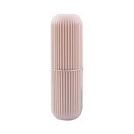 Porta Escovas de Dentes Rosa Texturizado - Estojo Organizador para Viagem, Escola e Banheiro - imagem 1