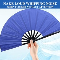Ventilador de Rave Dobrável Azul - 2 Unidades | Acessórios para Cosplay, Dança e Eventos - imagem 5