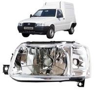 Par de Faróis Cromados para Fiat Uno e Fiorino (2004-2010) - Iluminação e Estilo Renovados - imagem 3