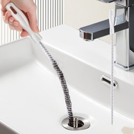 Escova de Limpeza de Drenagem Flexível - Cobra de Dreno para Pia, Banheiro e Cozinha - imagem 1