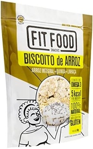 Fit Food Biscoito De Arroz Integral Quinoa e Linhaça Pouch 90g - imagem 2