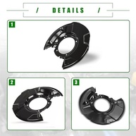 Protetor de Poeira do Freio Dianteiro PartsFlow para Toyota Tacoma (95-04) e 4Runner (96-02) - Peça de Reposição 47704-35091/47703-3509 - imagem 5
