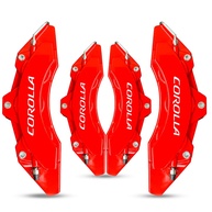 Kit 4 Capas Pinça de Freio Vermelha Universal para Corolla - Estilo Esportivo - imagem 1
