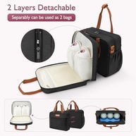 HavenMinds Bolsa Térmica Dupla para Bomba de Leite Materno com Cooler Removível e Bolsa de Gelo - imagem 3