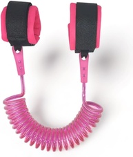 Pulseira Guia Infantil de Segurança Rosa - Proteja seu Filho com Estilo e Tranquilidade - imagem 1