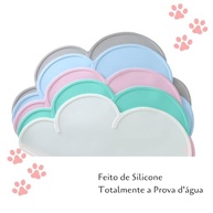 Tapete de Silicone para Refeições Infantil em Formato Nuvem - Seguro, Antiderrapante e Fácil de Limpar - imagem 5