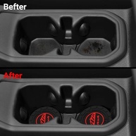 Kit 2 Porta-Copos de Silicone 4x4 para Jeep Wrangler JL JK JLU & Gladiator JT - Acessórios Internos Antiderrapantes - imagem 4