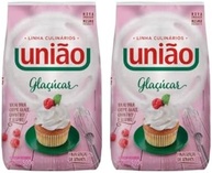 Kit 2 Un. Açucar Refinado De Confeiteiro Glaçucar União 1kg - imagem 3