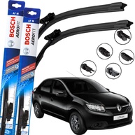 Par de Palhetas Limpador Para-brisa Bosch Aerofit Multiclip Logan e Sandero (2015-2024) - imagem 1