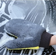 LXQTAO Luvas de limpeza de carro luvas de lavagem de lã coral dupla face para detalhes automáticos resistentes a arranhões e repelentes à água - imagem 3