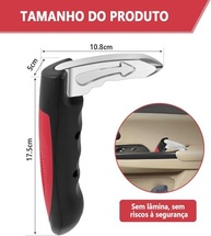 Macaneta de Porta 2 em 1: Suporte de Assistência e Ferramenta de Emergência para Carro - imagem 3